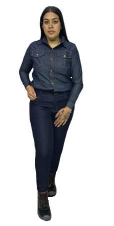 CAMISA EN JEANS / PANTALON JEANS